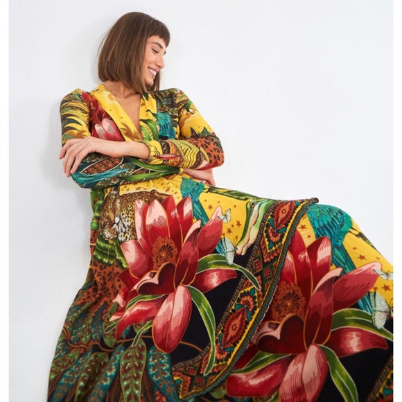 NWT FARM Rio Tropical Dreams Maxi dress - Picture 9 of 14